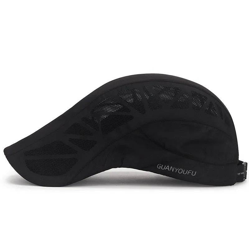 Mesh Patchwork Baseball Cap Spring Summer Quick-drying Cycling Sunhat Adjustable Men Women Sports Breathable Cap Hip Hop Dad Hat
