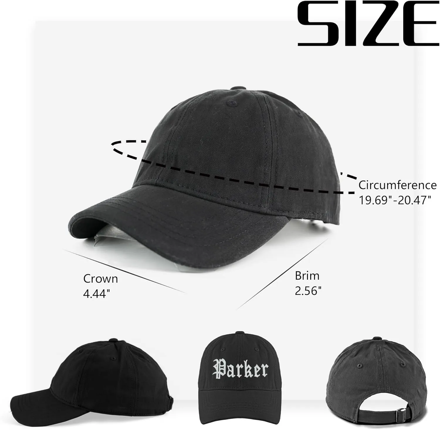 MT WORLD Toddler Baseball Hat Personalized Toddler Baseball Cap Soft Sun Hat Baby Trucker Hats for 2-6 Years Old Boys Girls