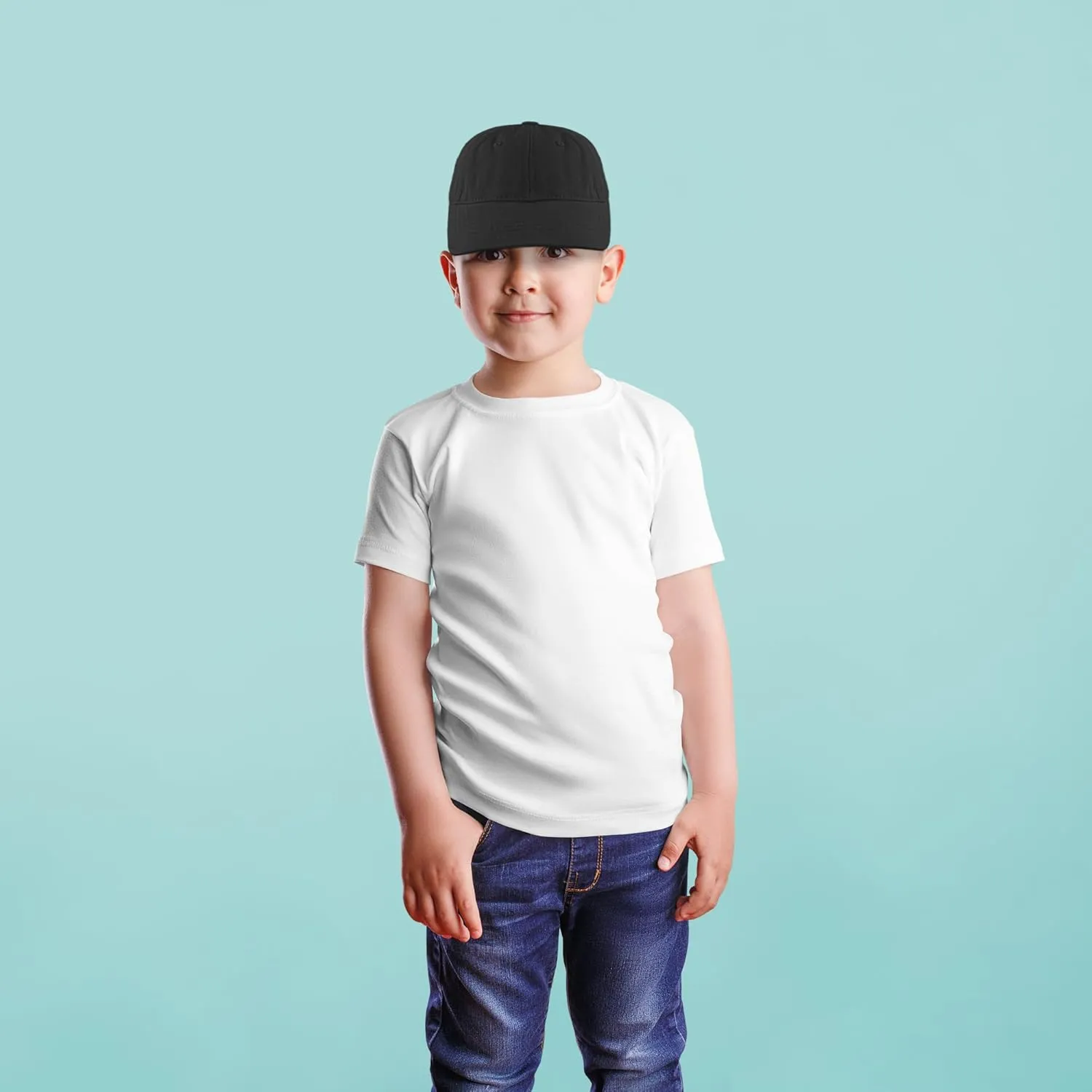 MT WORLD Toddler Baseball Hat Personalized Toddler Baseball Cap Soft Sun Hat Baby Trucker Hats for 2-6 Years Old Boys Girls