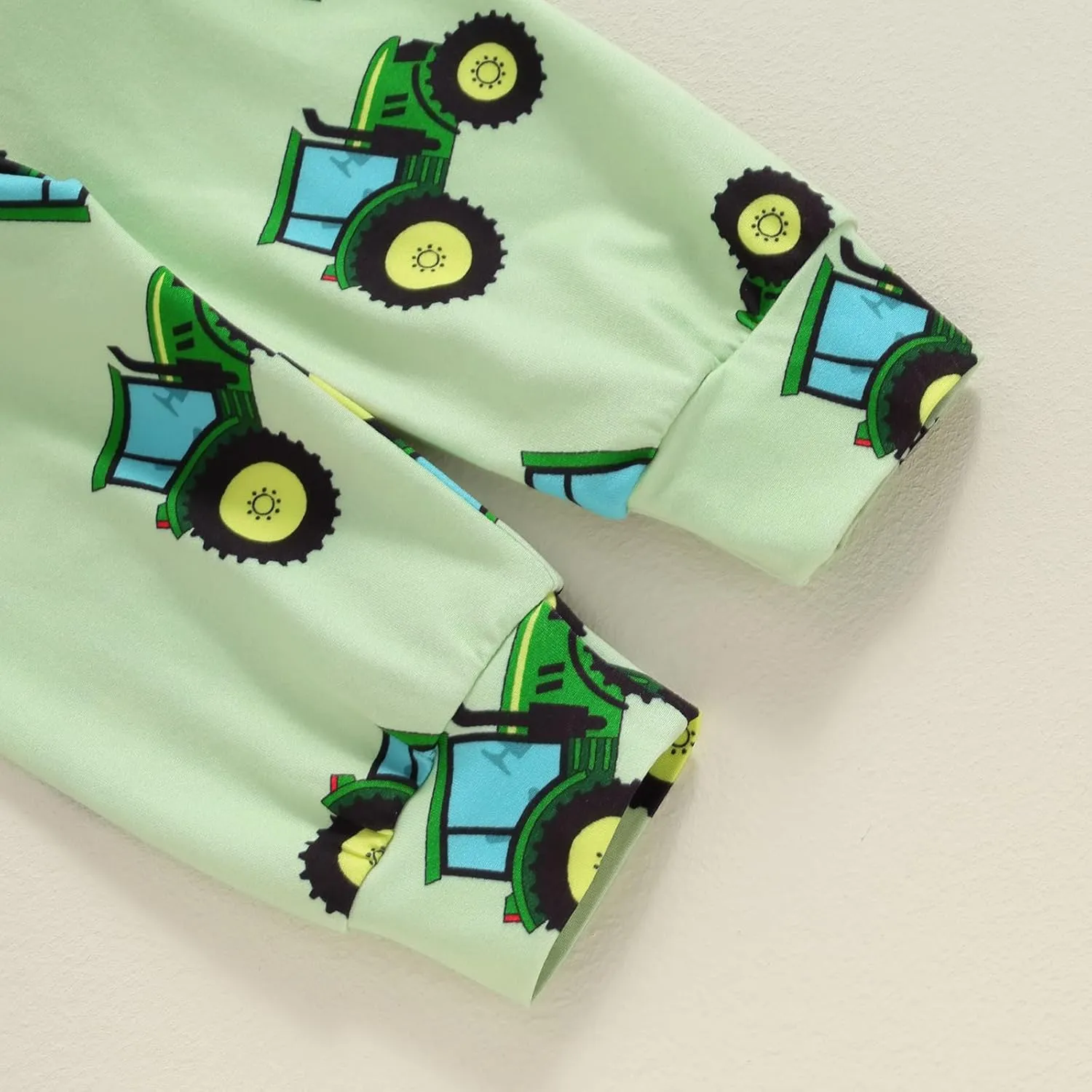 Newborn Baby Boy Farm Outfits Letter Print Romper   Pants   Hat 3PCS Cute Infant Boy's Clothes Set