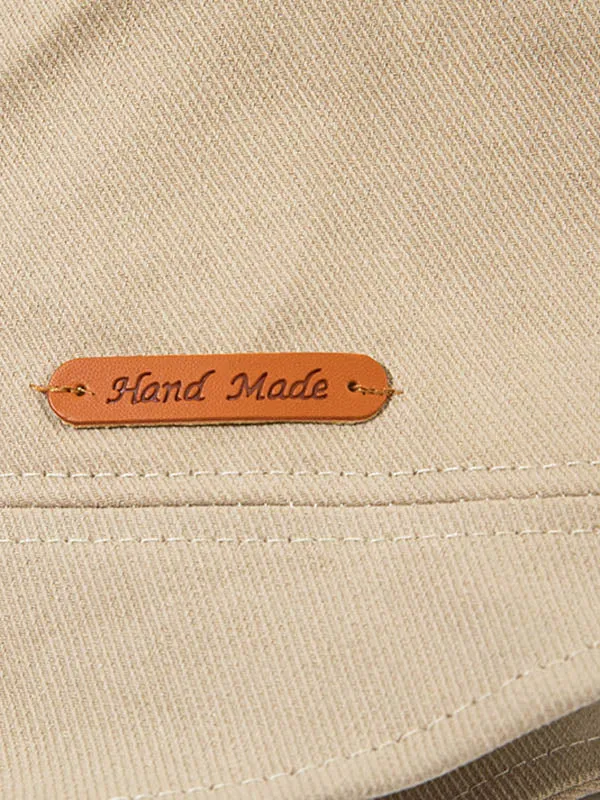 Original Letter Solid Color Casual Fisherman Hat