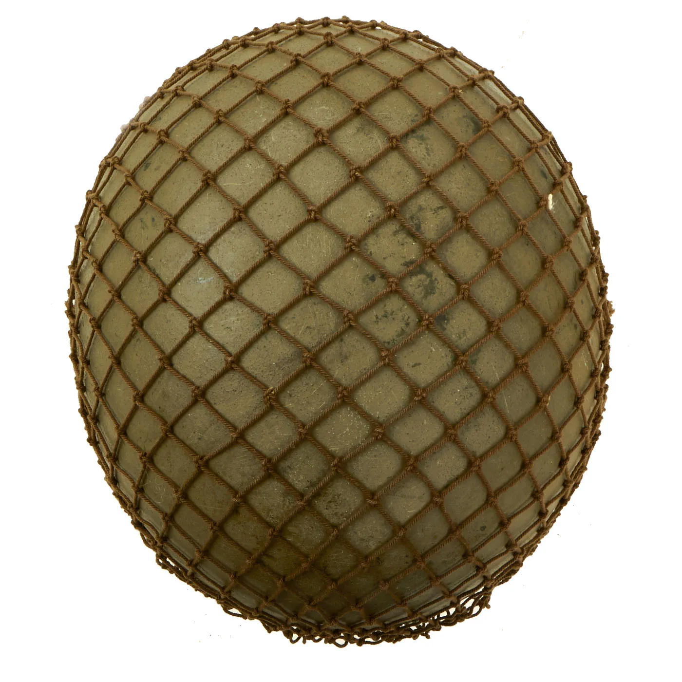 Original WWII British MKI HSAT Airborne Paratrooper Helmet by BMB with Net - Dated 1942