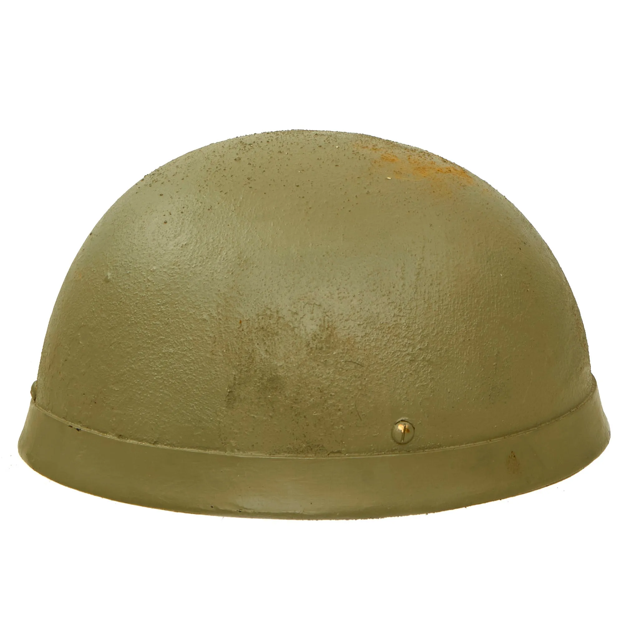 Original WWII British MKI HSAT Airborne Paratrooper Helmet With Replacement Liner and Chinstrap