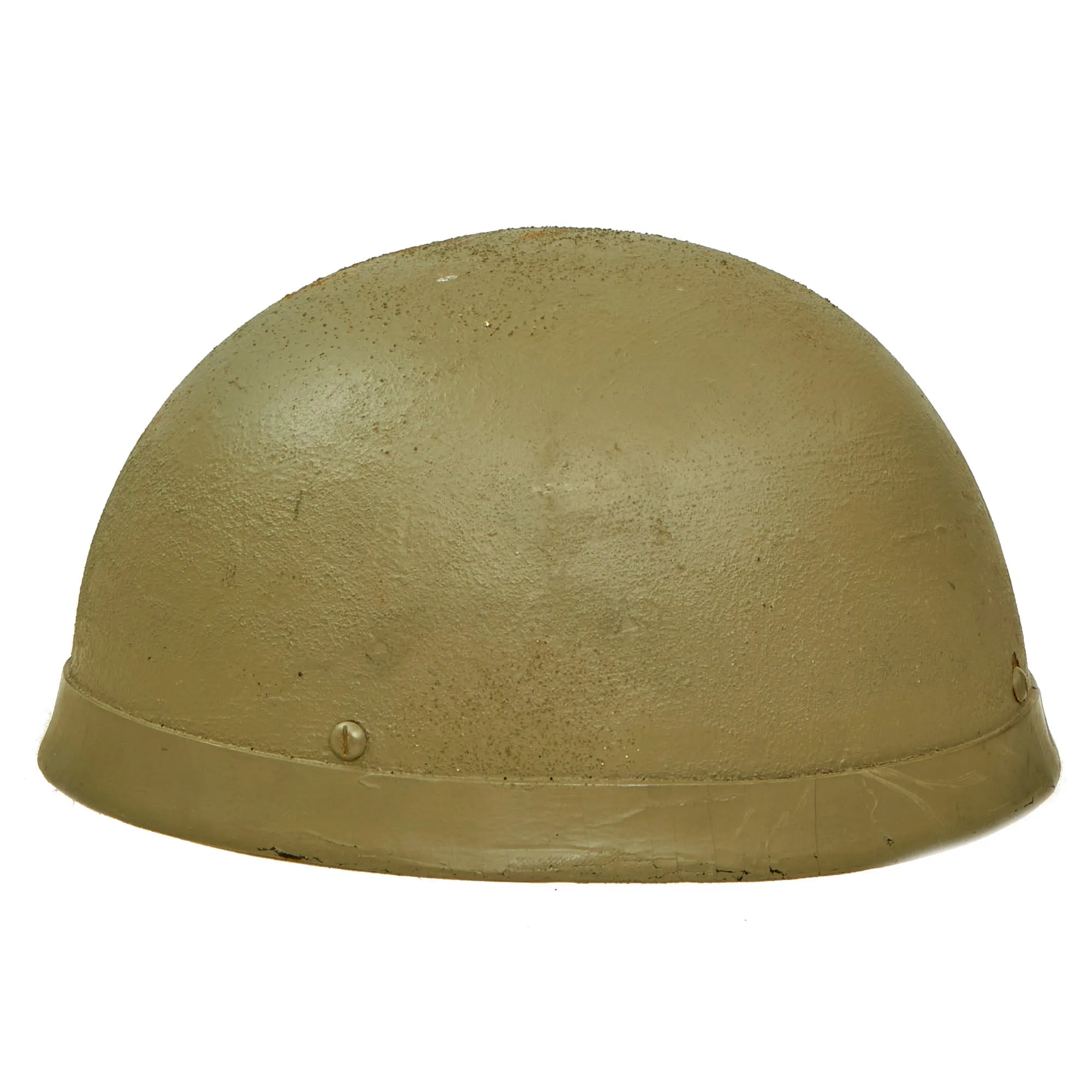 Original WWII British MKI HSAT Airborne Paratrooper Helmet With Replacement Liner and Chinstrap