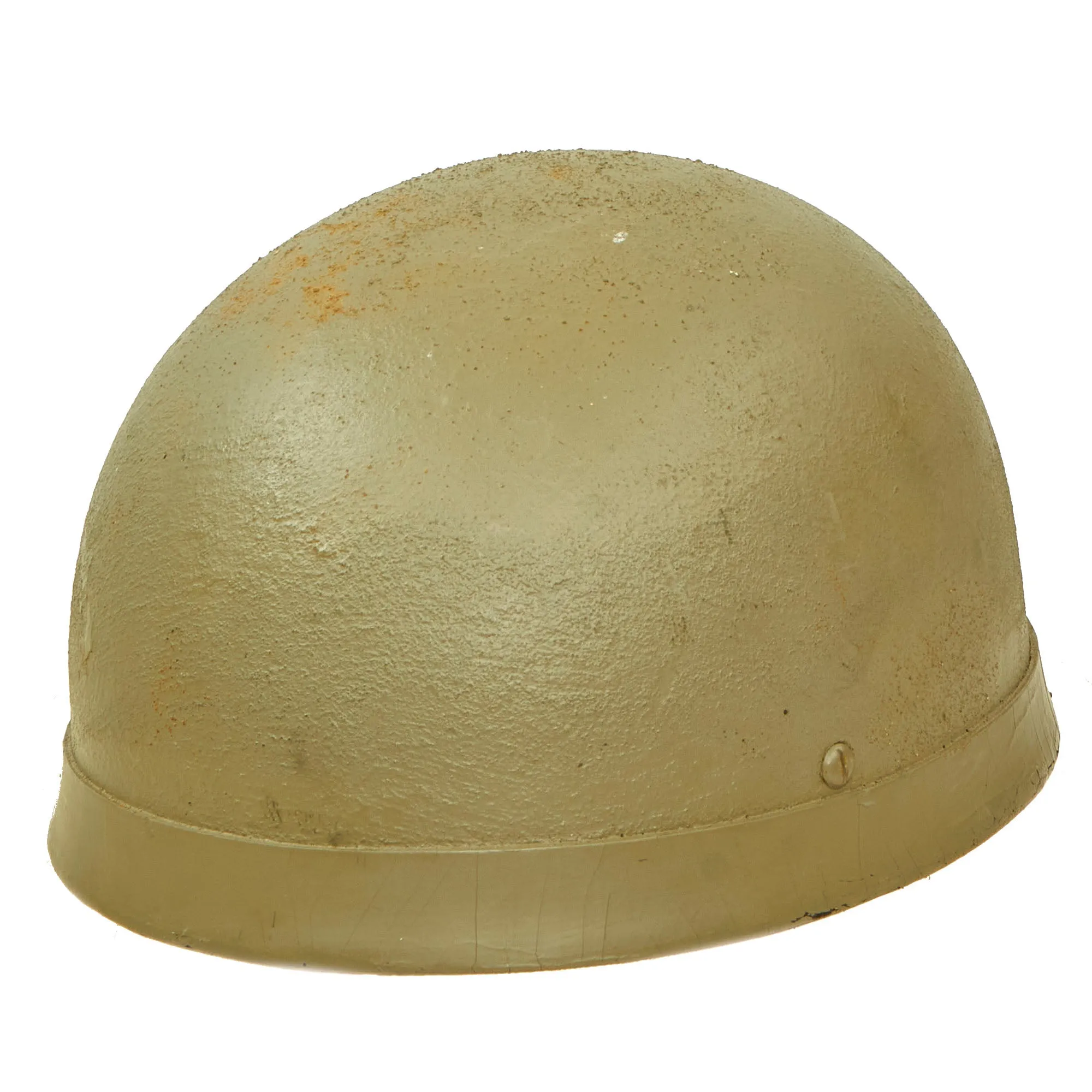 Original WWII British MKI HSAT Airborne Paratrooper Helmet With Replacement Liner and Chinstrap