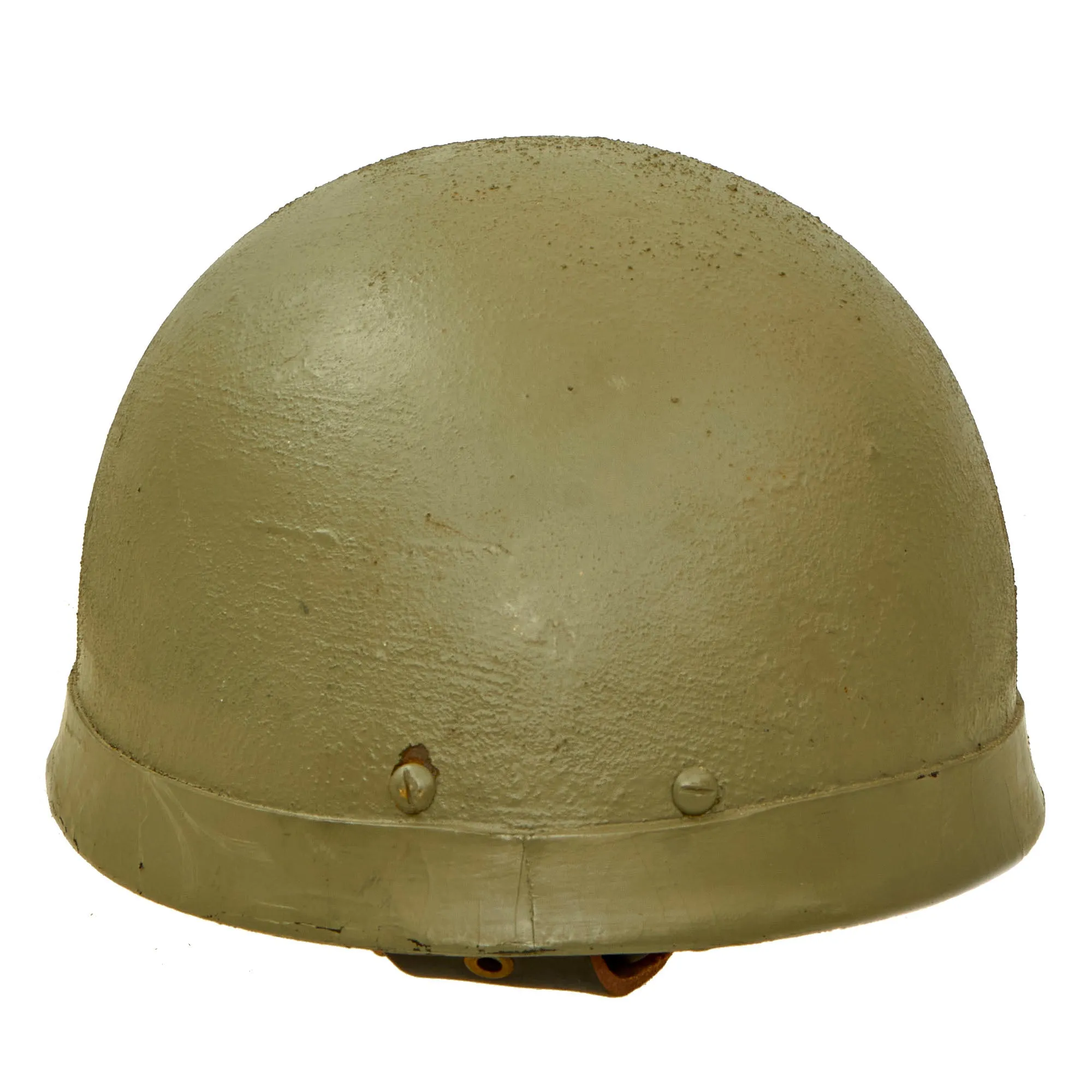 Original WWII British MKI HSAT Airborne Paratrooper Helmet With Replacement Liner and Chinstrap