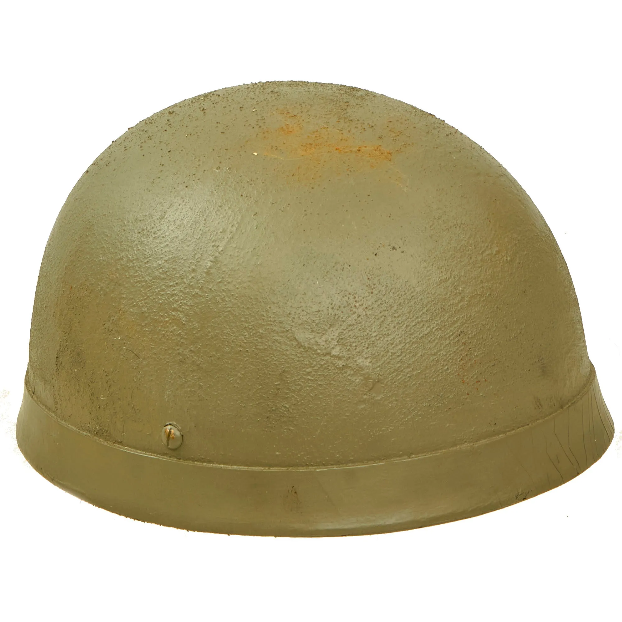 Original WWII British MKI HSAT Airborne Paratrooper Helmet With Replacement Liner and Chinstrap