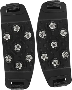 Outdoor Ice Grippers Mountaineering Ice Grippers Non Slip Shoes Crampons Easy to Store and Clean for Winter Sports