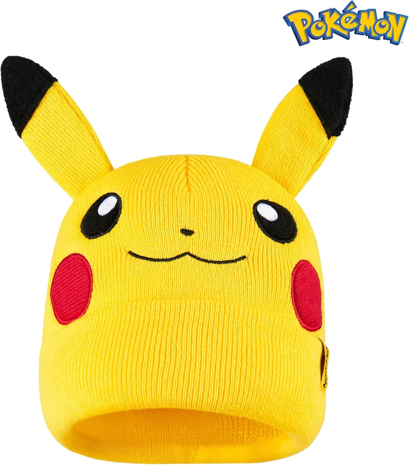 Pokemon Kids Beanie Hat, Cozy Knitted Winter Hats One Size - Gifts for Kids