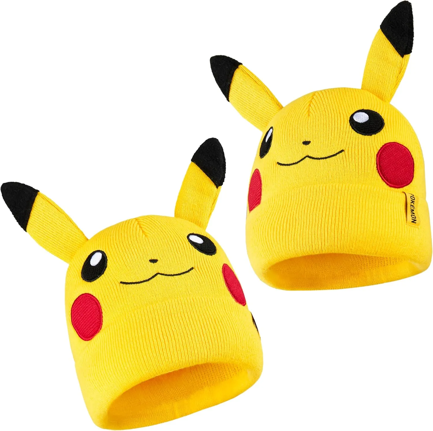 Pokemon Kids Beanie Hat, Cozy Knitted Winter Hats One Size - Gifts for Kids