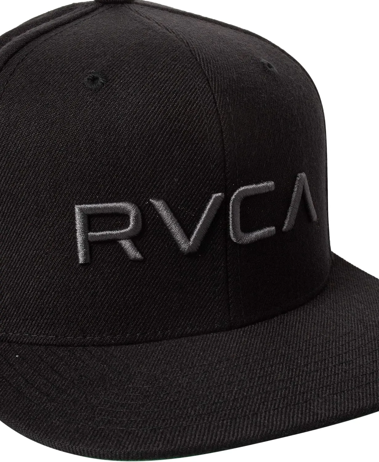 RVCA Men's Adjustable Snapback Straight Brim Hat