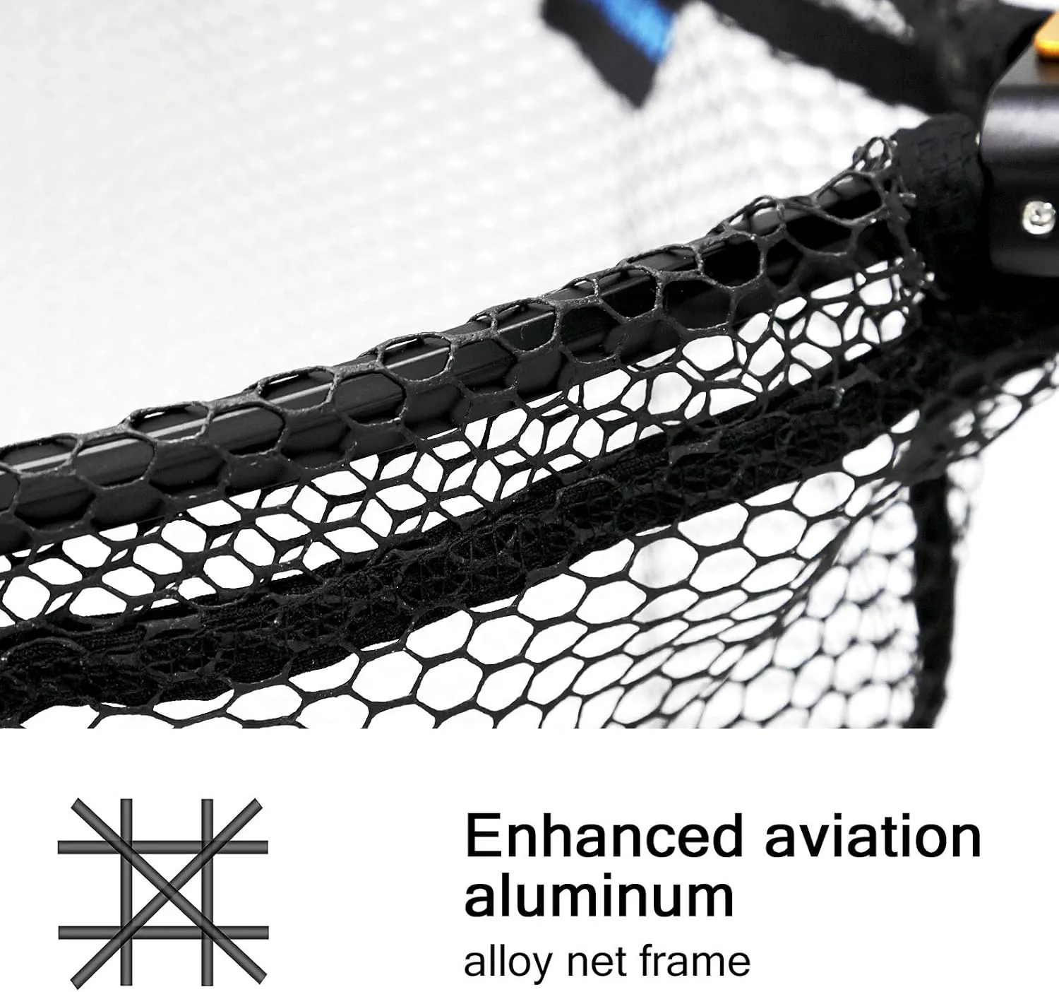 SAN LIKE Floating Fishing Net Collapsible Fishing Nets for Fish Fishing Landing Net with Telescopic Pole Rubber Coated Landing Net for Freshwater Saltwater Foldable Release Salmon Catfish Bass Trout