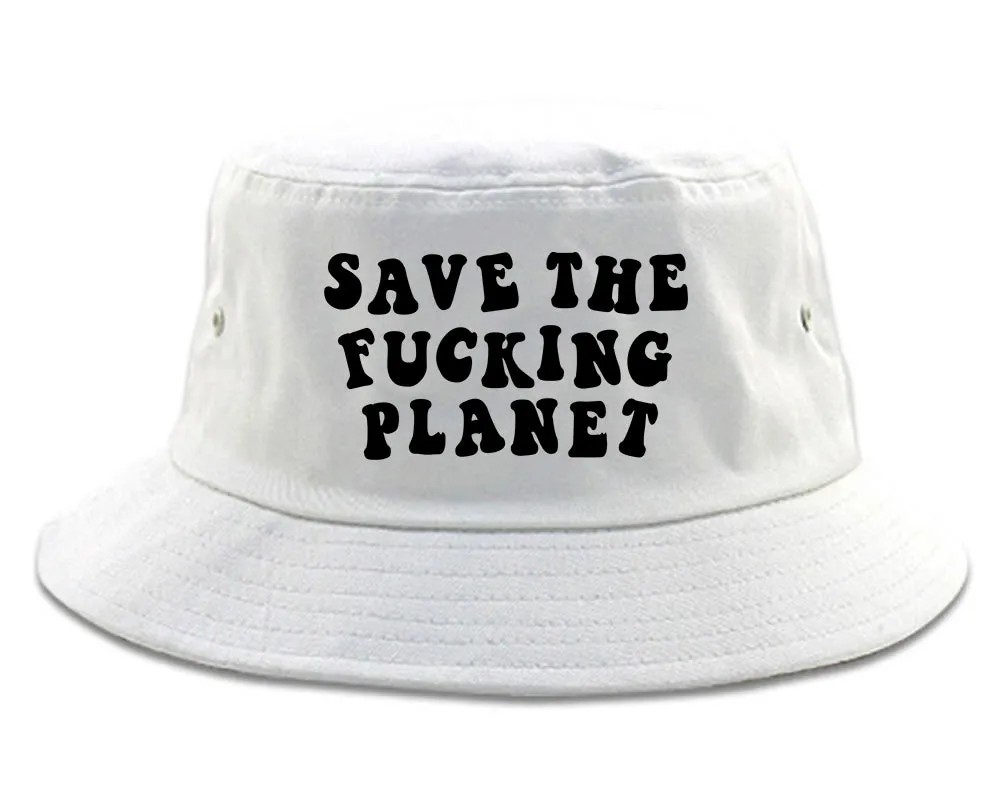 Save The Fucking Planet Mens Bucket Hat