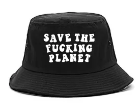Save The Fucking Planet Mens Bucket Hat
