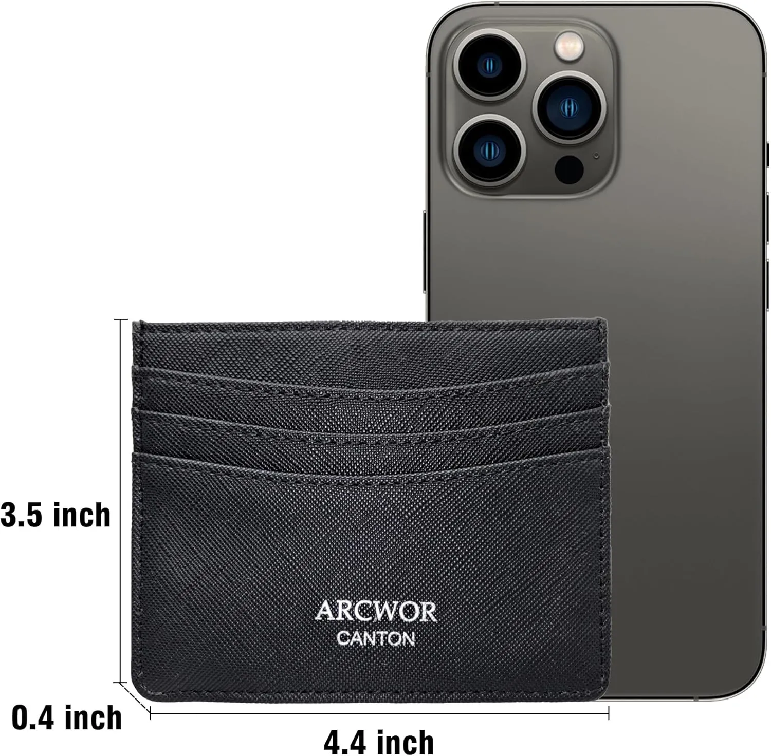 Slim Wallet Minimalist Front Pocket RFID Blocking Men and Women Leather Wallets