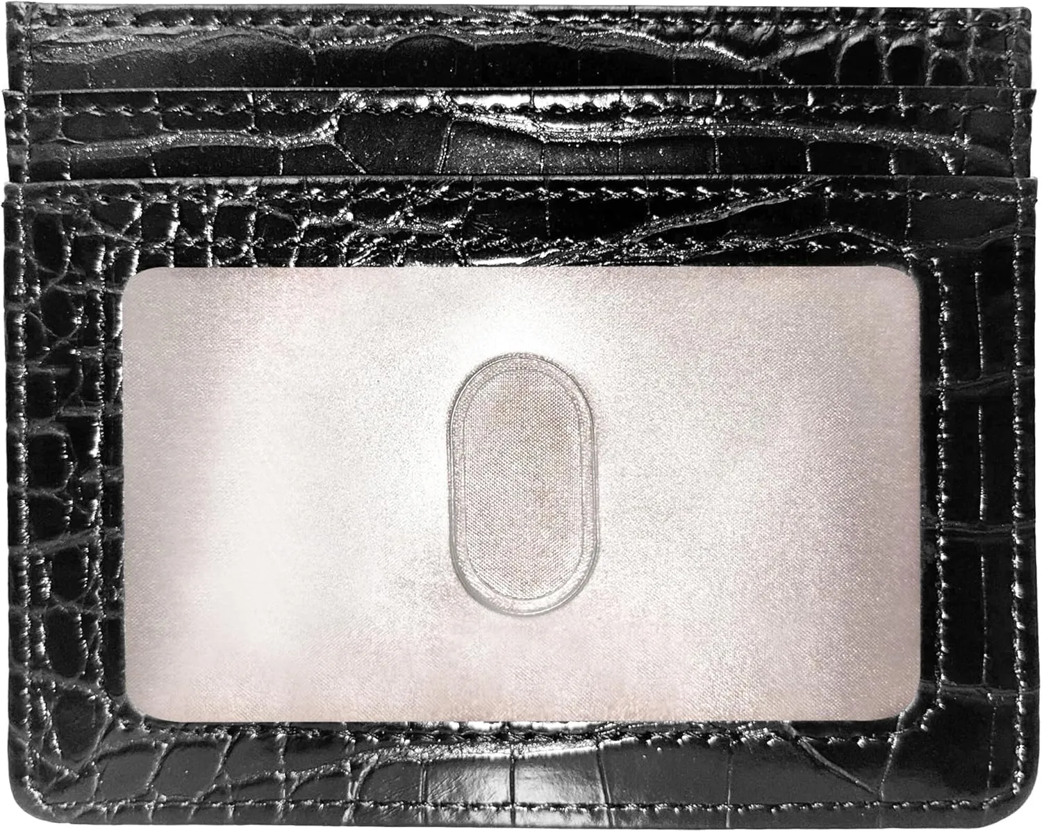 Slim Wallet Minimalist Front Pocket RFID Blocking Men and Women Leather Wallets