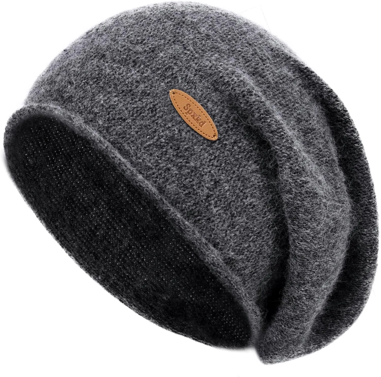 Slouchy Knit Beanie Hats for Women Winter Warm Cashmere Knitted Wool Hats Soft Ski Cap Ladies Beanies Chemo Hat