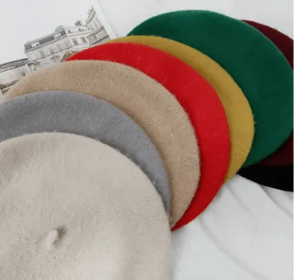 Soft Fluffy Thin French Style Beret Hat