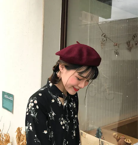 Soft Fluffy Thin French Style Beret Hat