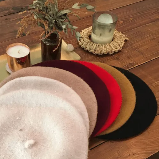Soft Fluffy Thin French Style Beret Hat