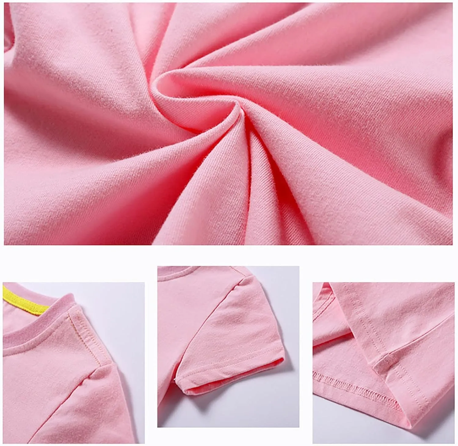 Toddler Baby Boy Girl Summer Clothes Basic Tshirts Solid Color Short Sleeve T Shirt Cute Infant Outfit Cotton Tee Tops