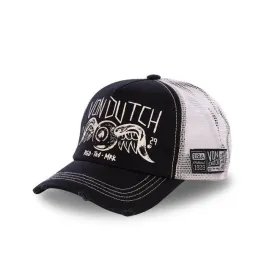 Von Dutch 'Crew4' Baseball Cap - Classic Black/White