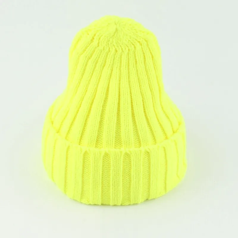 Warm Plain Soft Knitted Hats for Women and Men - SF0422