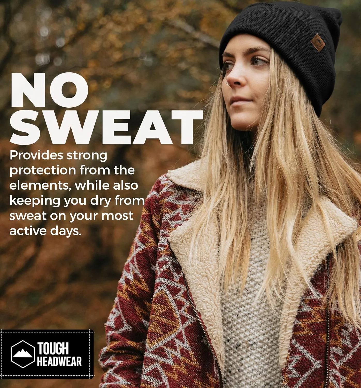 Winter Beanie Knit Hat for Men & Women - Merino Wool Ribbed Cap - Warm & Soft Stylish Toboggan Skull Caps for Cold Weather