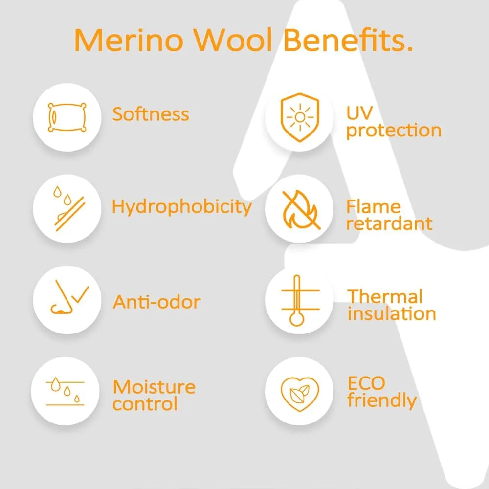 Woolinkin Merino Wool Coolmax Blend T Shirt - Mens Durable Short Sleeve Wool Base Layer - 150 Lightweight