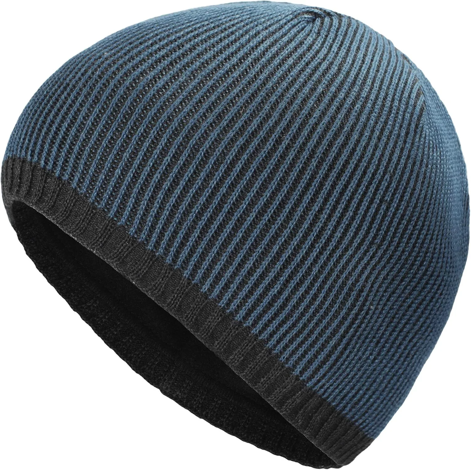 ZLYC Men Fashion Knit Fisherman Beanie Hat Winter Warm Thick Skull Cap